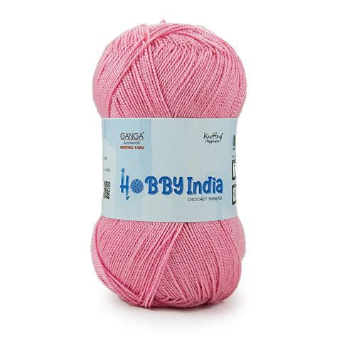 hobby india crochet thread|Ganga Acrowools Hobby India Crochet Thread for All Seasons.